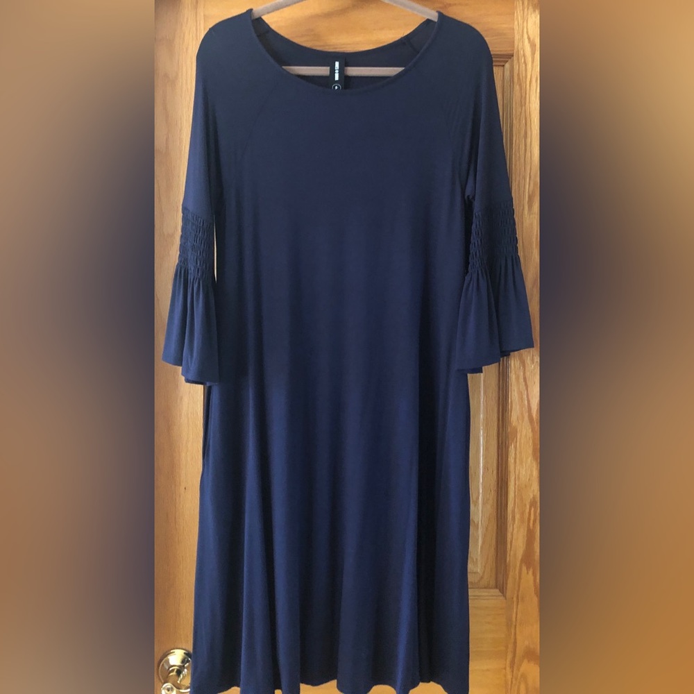 Agnes & Dora Blue Walker Bloom Dress Small EUC